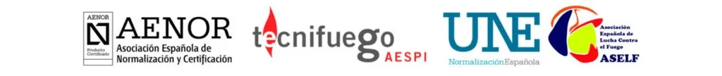 AENOR producto certificado, Tecnifuego AESPI, UNE Normalización Española y ASELF