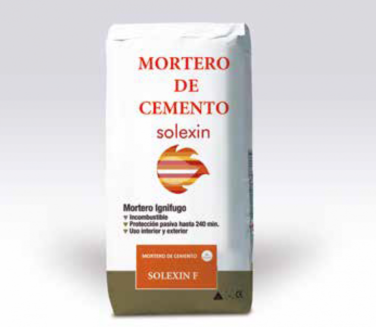 Mortero de cemento Solexin F